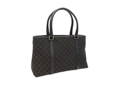 GUCCI GG Canvas Tote Bag "Brown"