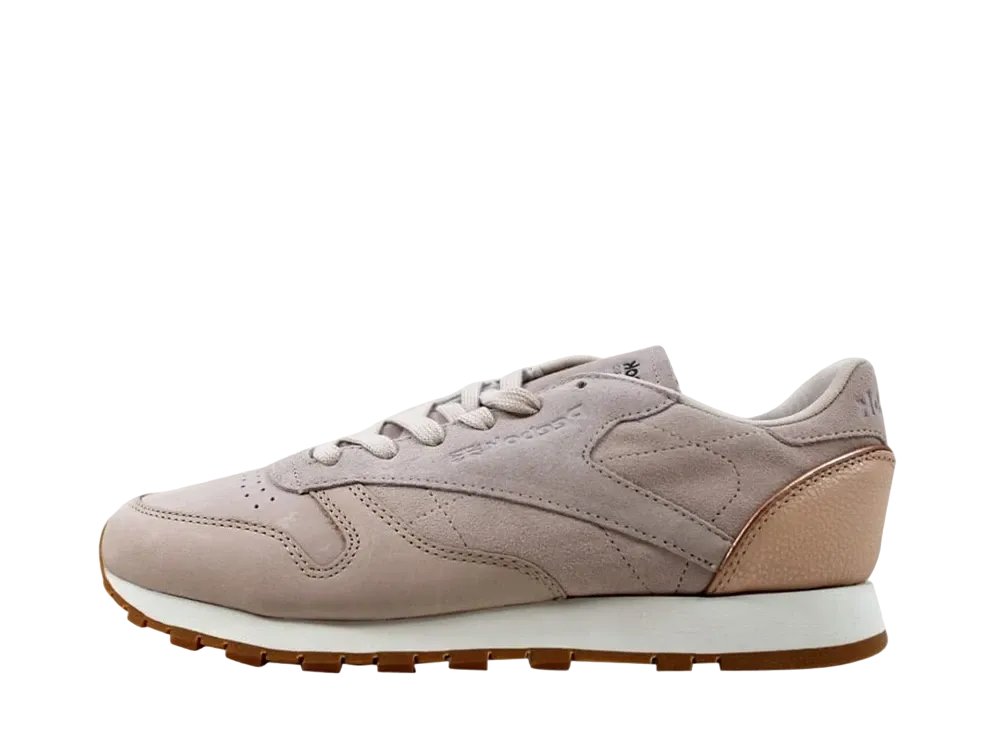 リーボック ウィメンズ クラシックレザー "ゴールデン ニュートラル サンドトラップ"