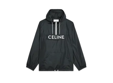 CELINE Windbreaker In Lightweight Nylon "Black"