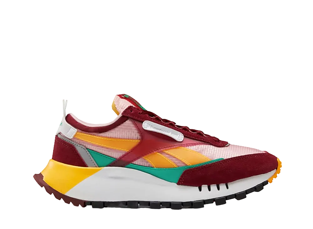 リーボック ウィメンズ クラシックレザー レガシー "カレッジエイト バーガンディ/ソーラー ゴールド"