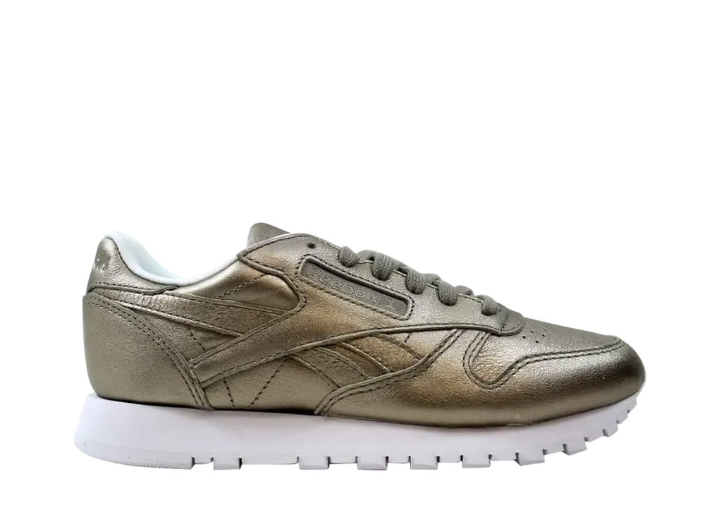 リーボック ウィメンズ クラシックレザー メルテッド "メタル パール メタリック"