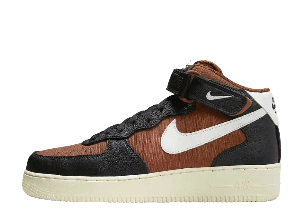 Nike Air Force 1 Mid '07 Vintage "Off-Noir and Pecan"