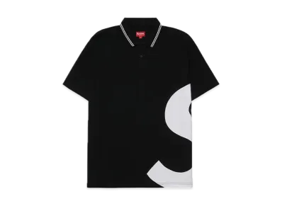 Supreme S Logo Polo "Black" (19SS)