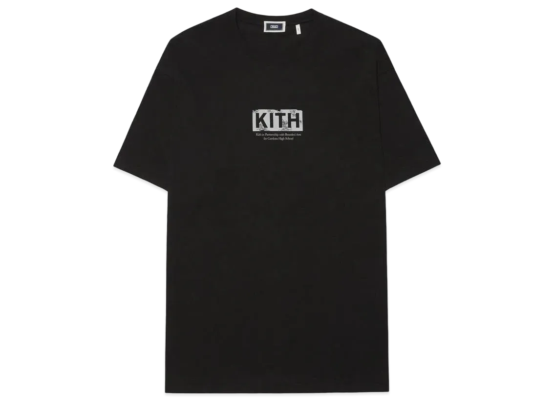 Kith x Branded Arts Eroded Logo Student Tee "Black"