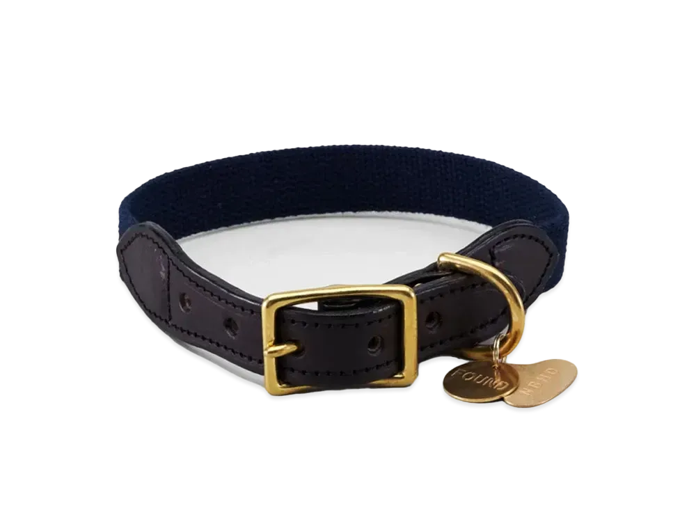 NEIGHBORHOOD FOUND MY ANIMAL / CL-COLLAR "Navy"