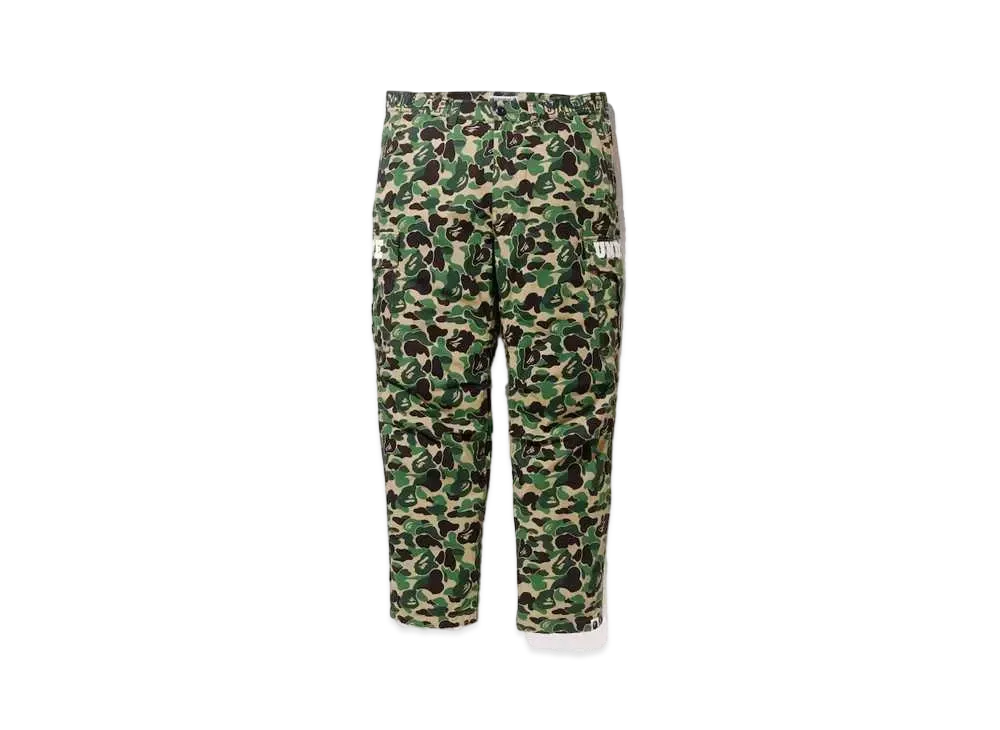 A BATHING APE X Undefeated ABC 6pocket Pants "Green"