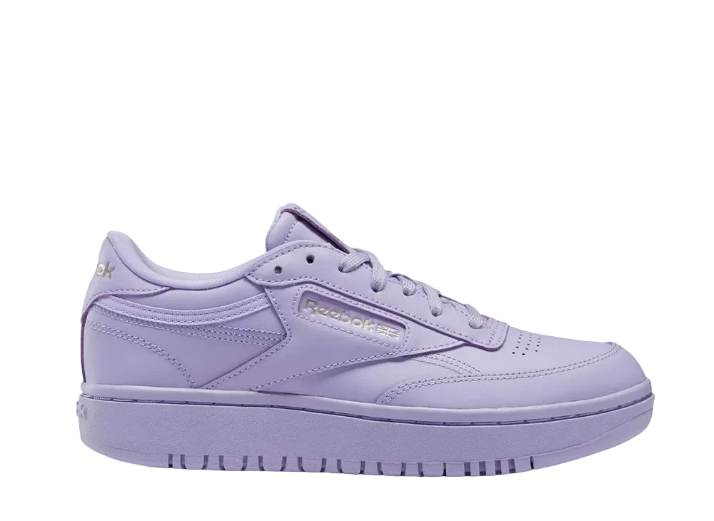 カーディー ビー × リーボック ウィメンズ コウティド クラブC ダブル "クリスプ パープル"