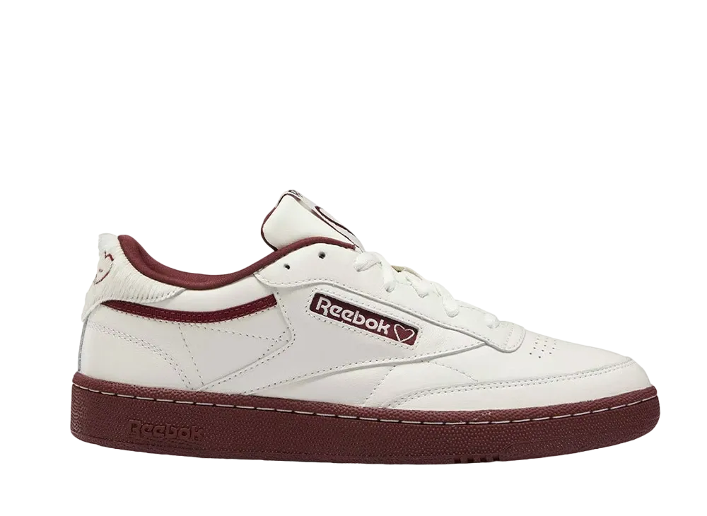 Reebok Club C 85 Valentine's Day "Chalk/Merlot/Chalk" (2021)
