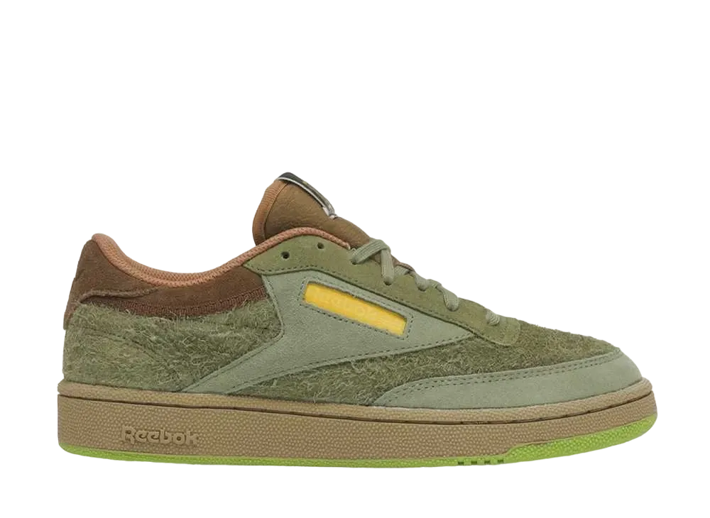 ナショナル ジオグラフィック × リーボック クラブC "ウォッシュド グリーン"