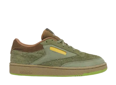 National Geographic × Reebok Club C "Washed Green"