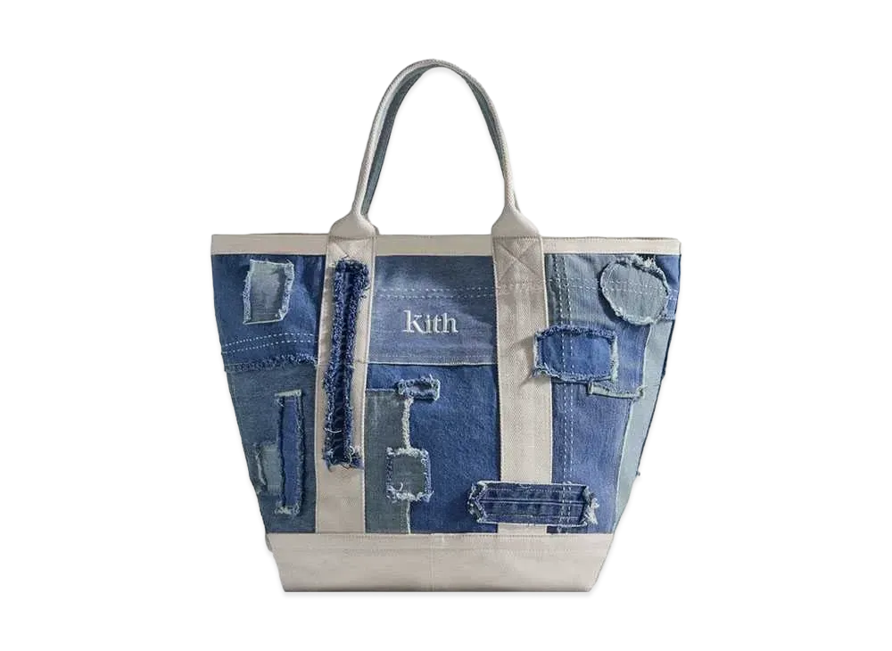 Kith Patchwork Tote "Indigo"