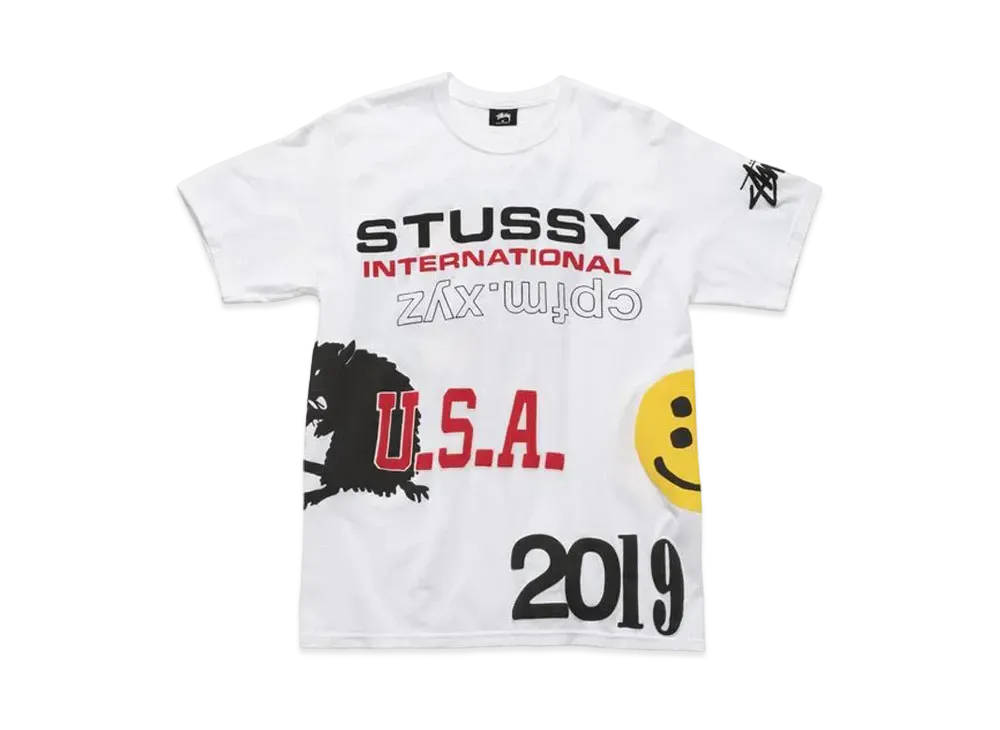 Stussy x Cactus Plant Flea Market USA 2019 Tee "White"