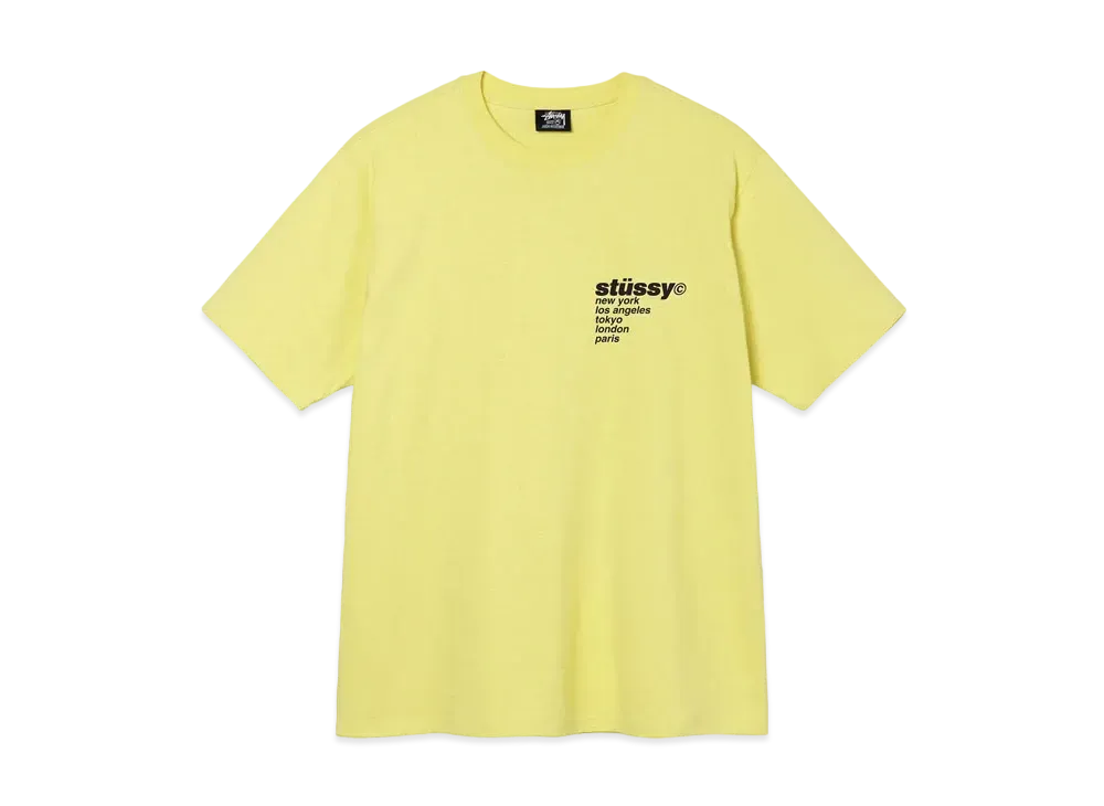 Stussy STRAWBERRY TEE "Yellow"