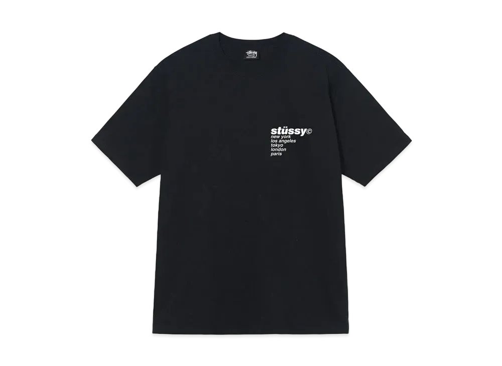Stussy STRAWBERRY TEE "Black"