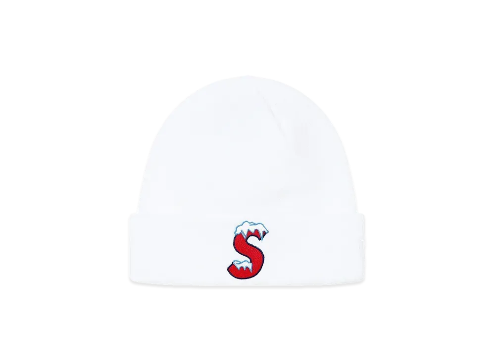 Supreme New Era S Logo Beanie "White" (20FW)