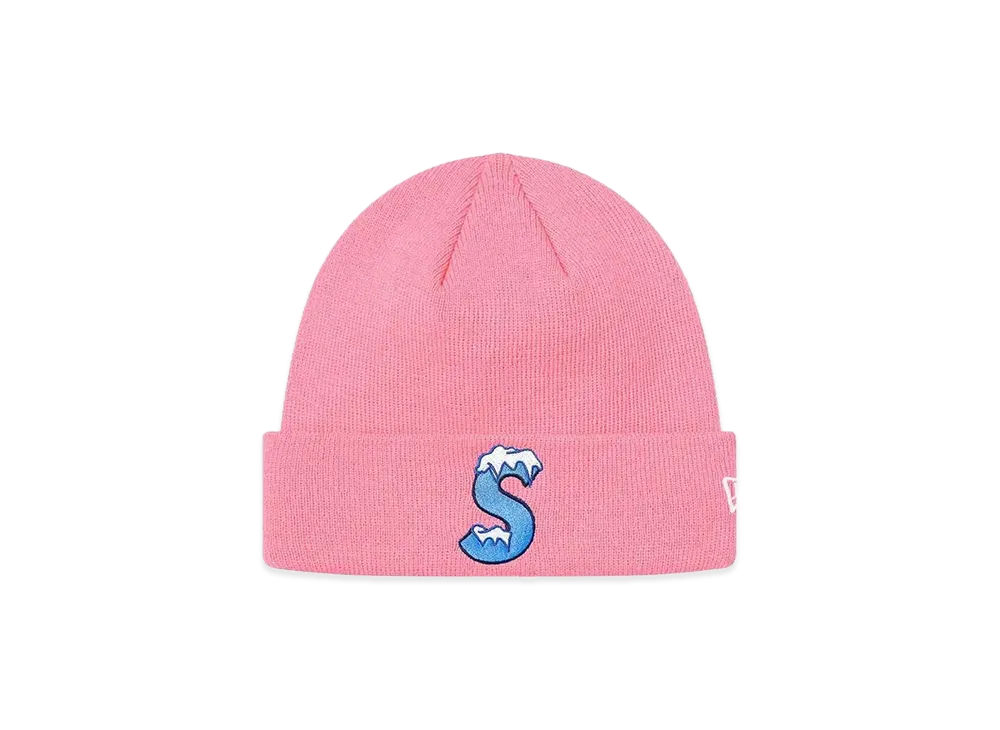 Supreme New Era S Logo Beanie "Pink" (20FW)
