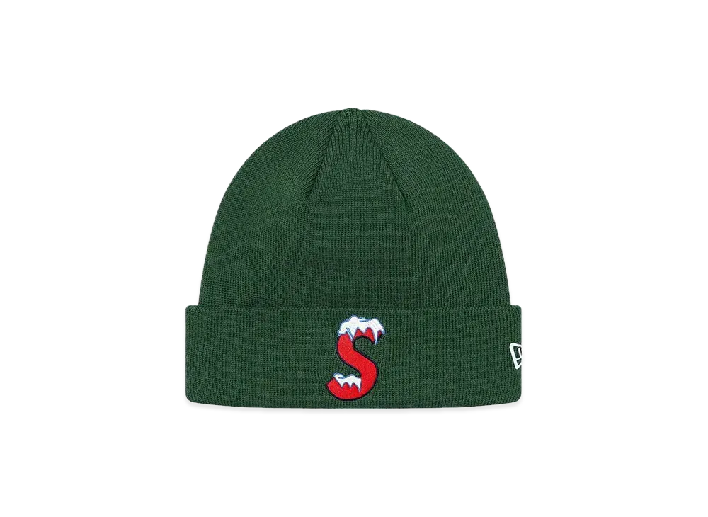 Supreme New Era S Logo Beanie "Green" (20FW)