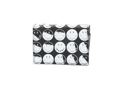 MARNI × SMILEY Mini Wallet "Black"