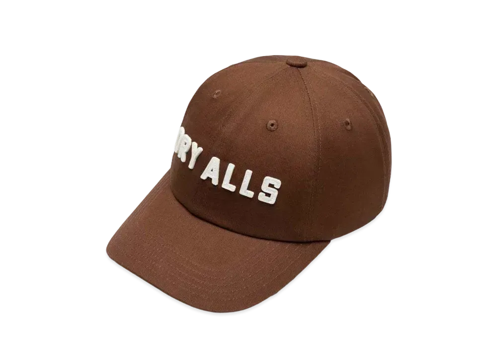 HUMAN MADE DRY ALLS 6PANEL TWILL CAP "Brown"
