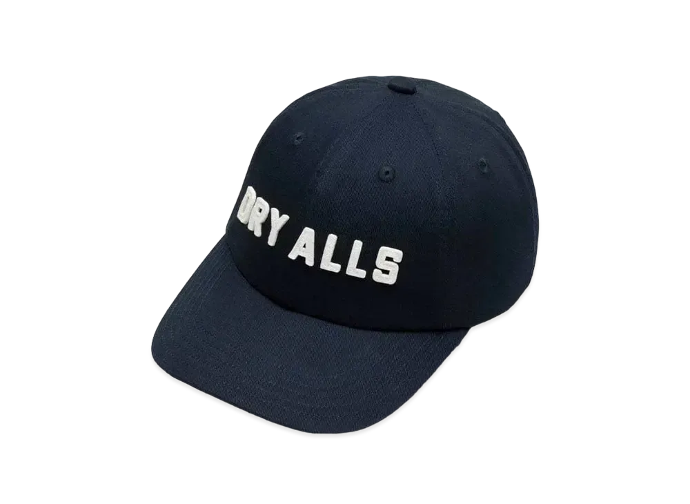 HUMAN MADE DRY ALLS 6PANEL TWILL CAP "Navy"