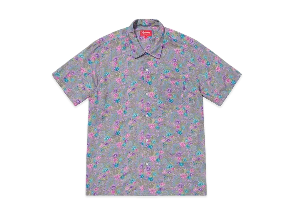 Supreme Mini Floral Rayon S/S Shirt "Dusty Purple"