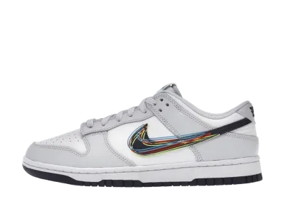 ナイキ ダンク ロー 3D スウッシュ "ホワイト/グレー"