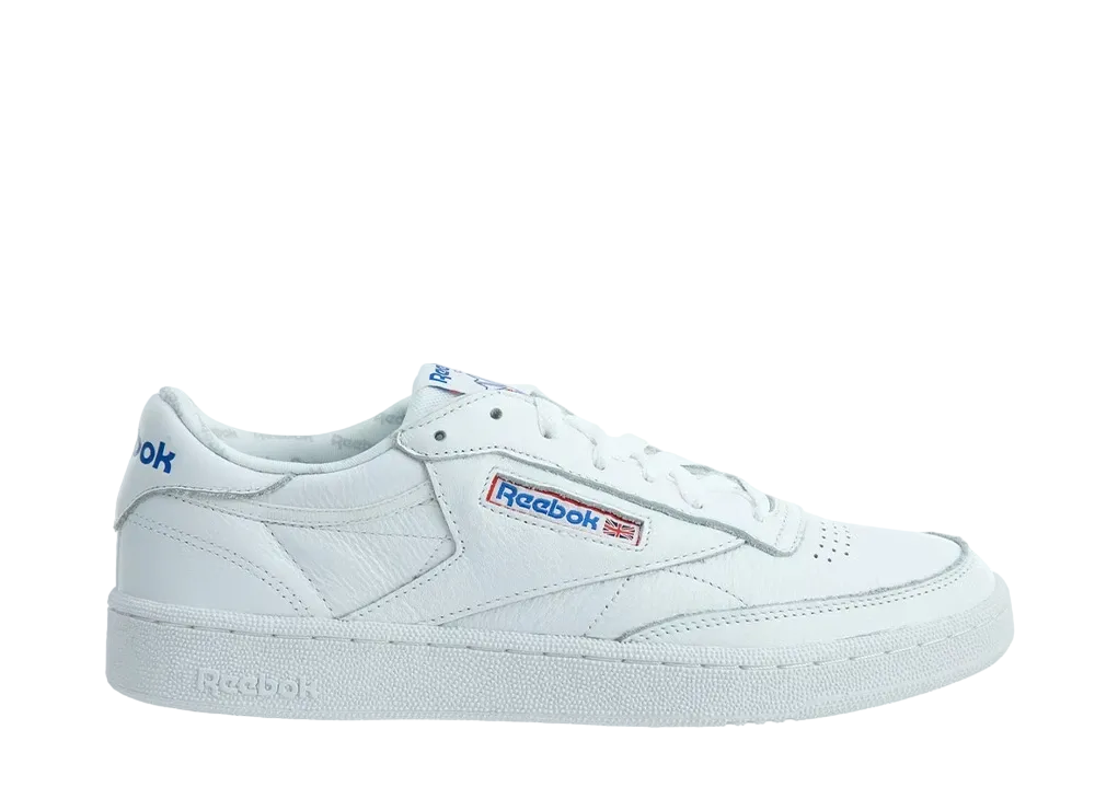 リーボック クラブC 85 So "ホワイト/ライト グレイ ヘザー ソリッド グレイ/ブルー"