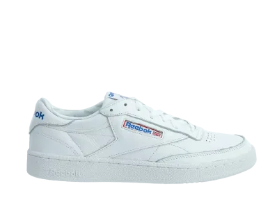Reebok Club C 85 So "White/Light Grey Heather Solid Grey/Blue"