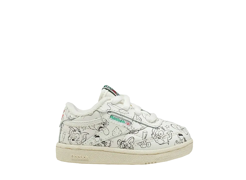 トム & ジェリー × リーボック TD クラブC オールオーバー "チョーク"(キッズ)