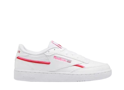 Reebok Women's Club C 85 Vegan "White Atomic Pink"