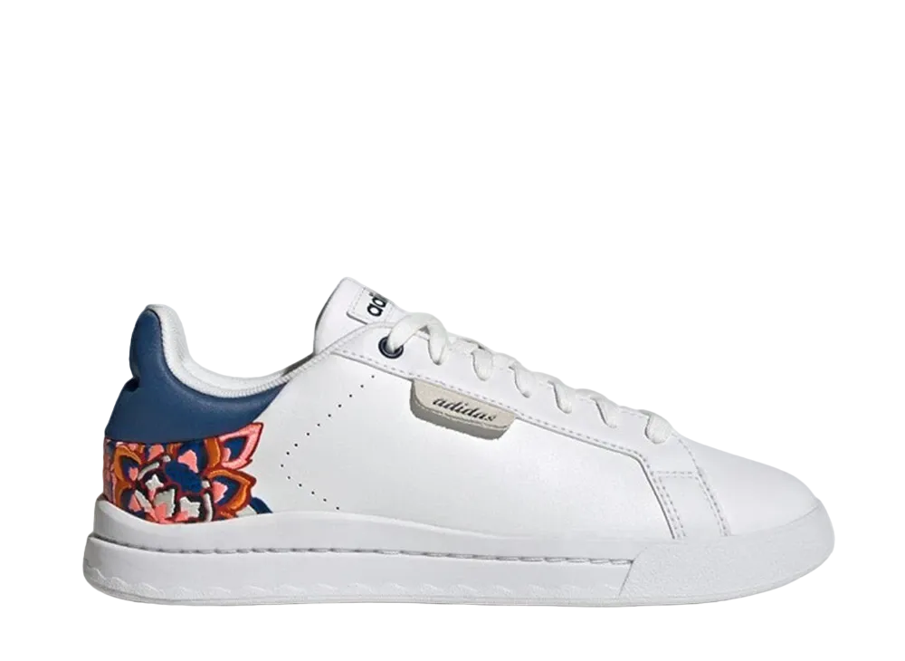 アディダス ウィメンズ コート シルク "フットウェア ホワイト/ミステリー ブルー"