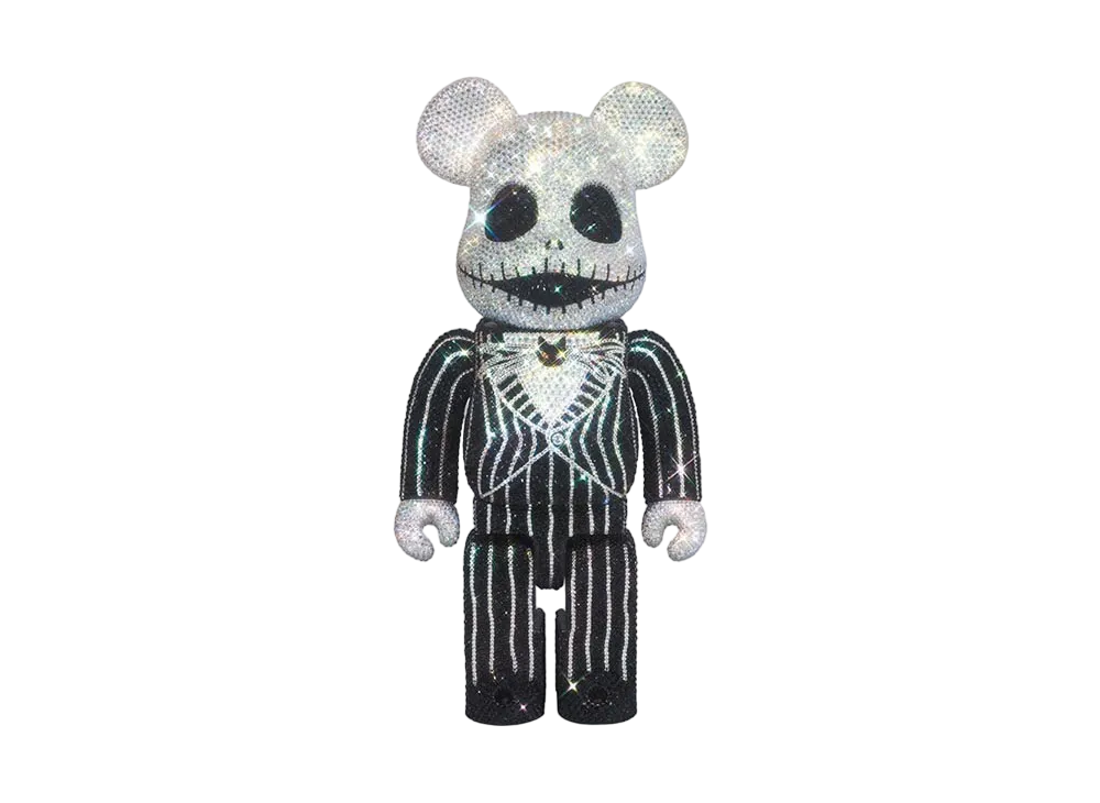 Bearbrick CRYSTAL DECORATE Jack Skellington 400%