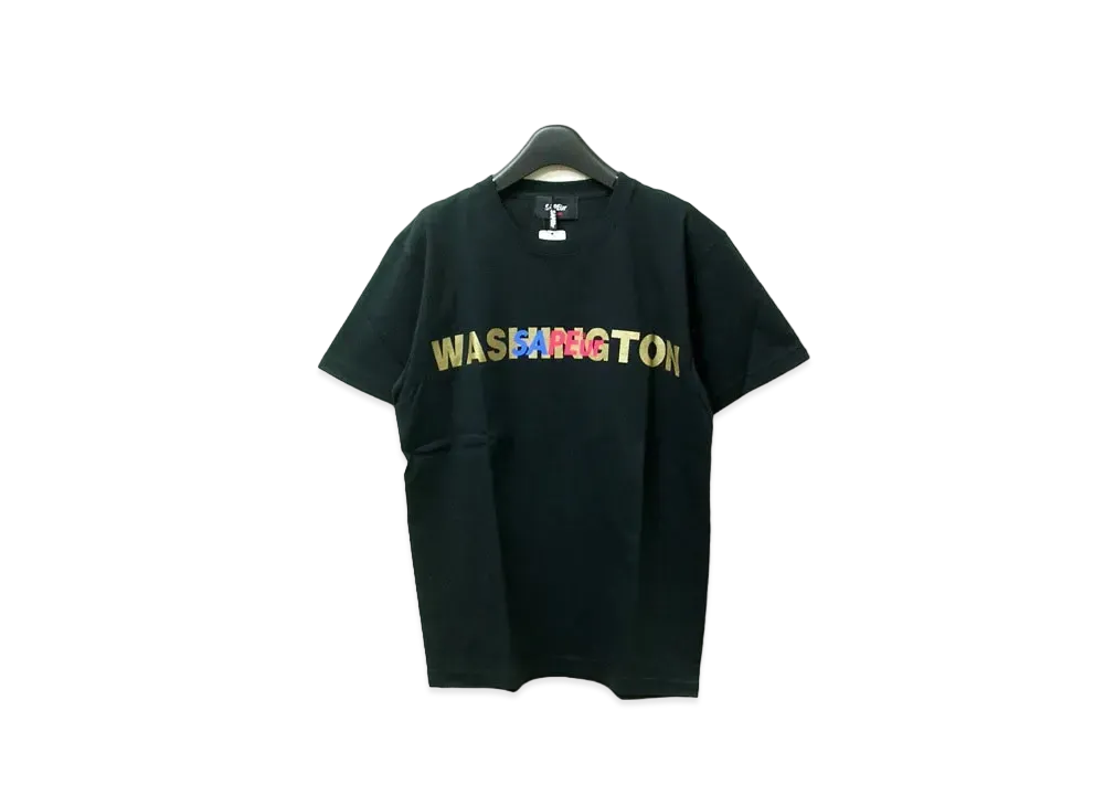 SAPEur WASHINGTON head S/S Tshirt "Black"