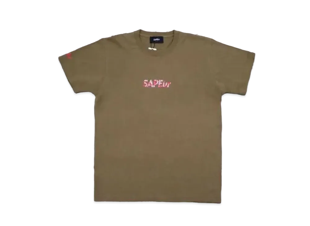 SAPEur 5th Anniv. RED Paisley Head S/S Tshirt "Brown"