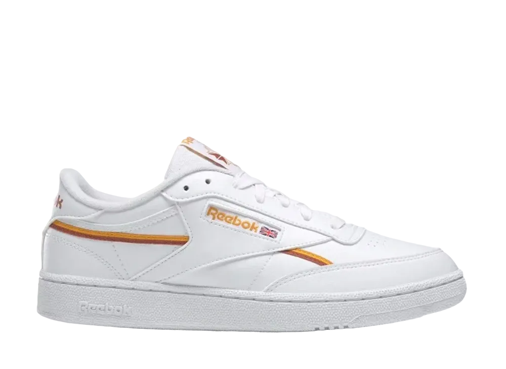 リーボック クラブC 85 ビーガン "ホワイト カレッジエイト ゴールド"