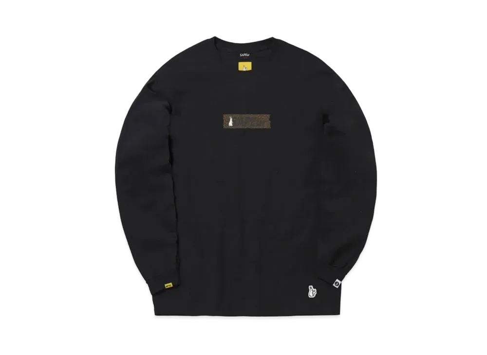 SAPEur Collaboration with #FR2 CHOCOLATE HEAD Longsleeve T-shirt "Black"