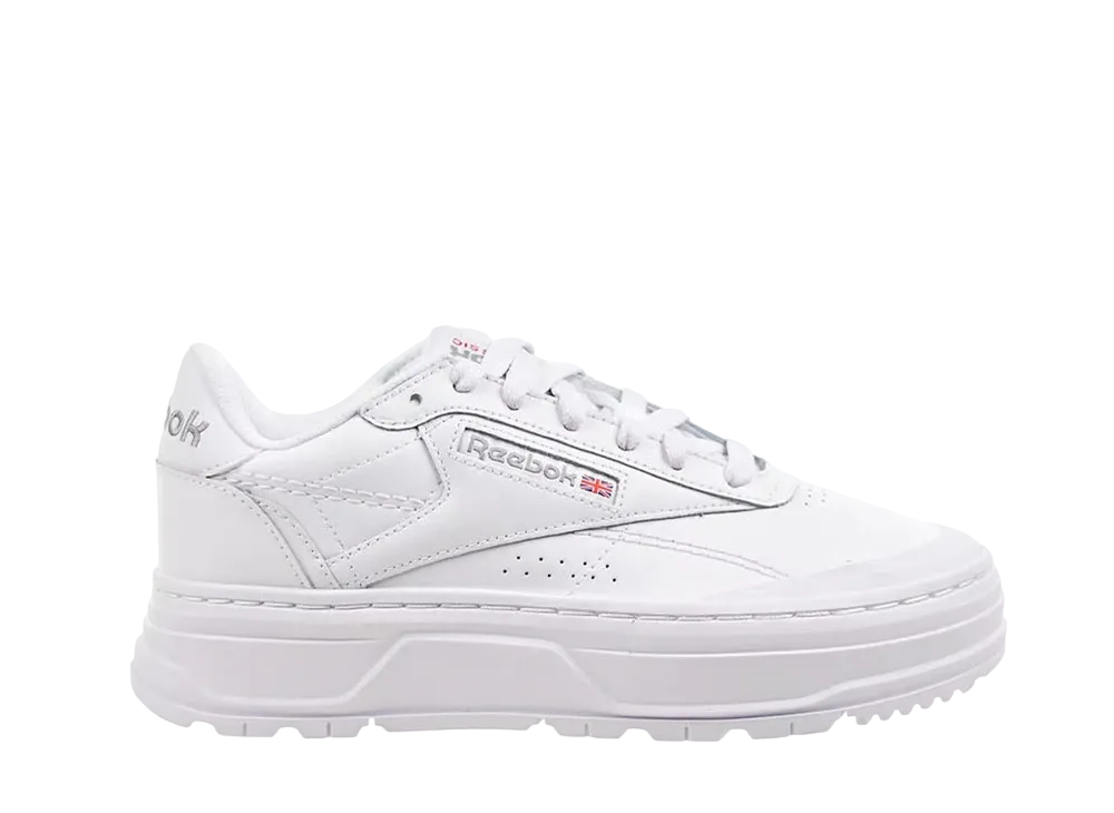 リーボック ウィメンズ クラブC ダブル ジオ "ホワイト ピュア グレイ"