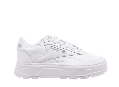 Reebok Women's Club C Double Geo "White Pure Grey"