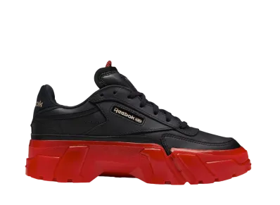 Cardi B × Reebok Club C "Black Red"