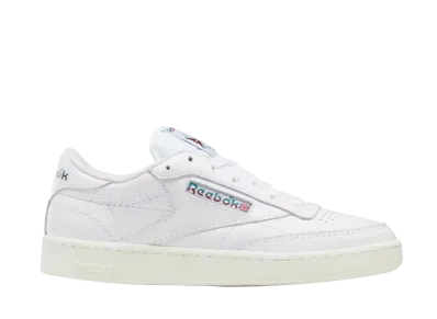 Reebok Club C 85 "White Teal Burgundy Logo"