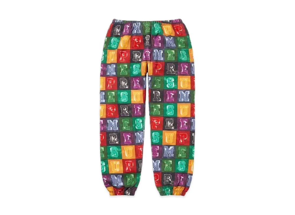 Supreme Blocks Sweatpant "Multicolor"