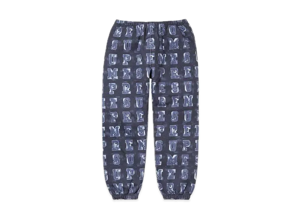 Supreme Blocks Sweatpant "Navy"