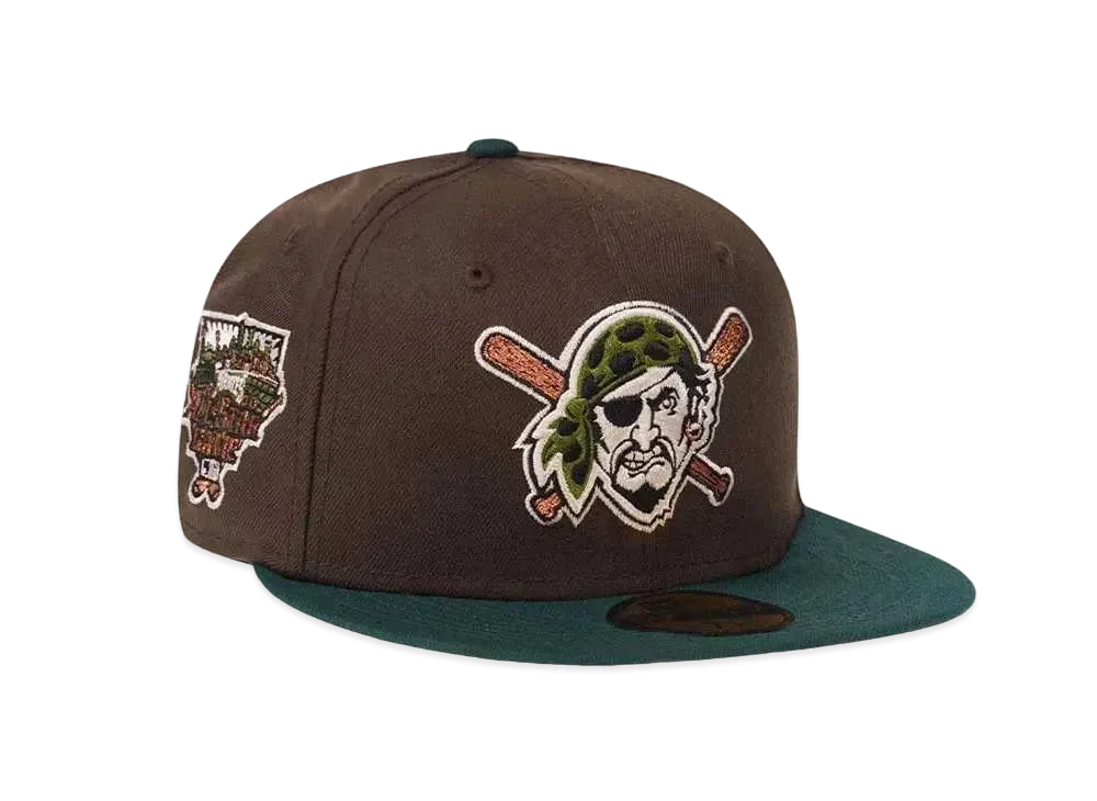 NEW ERA PITTSBURGH PIRATES ALL STAR GAME 2006 FORREST PINK EDITION 59FIFTY FITTED CAP "Brown"