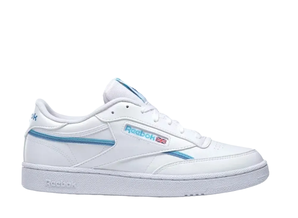 リーボック クラブC 85 ビーガン "ホワイト デジタル ブルー"