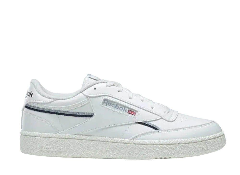 リーボック クラブC 85 ビーガン "チョーク グレイ ネイビー"