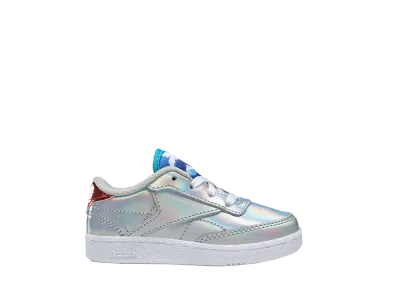 Wonder Woman × Reebok TD Club C 85 DC "Silver Metallic"