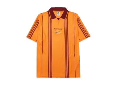 Supreme / Nike Jewel Stripe Soccer Jersey "Orange"