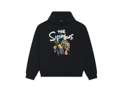 BALENCIAGA The Simpsons TM & 20TH Television Wide Fit Hoodie "Black"