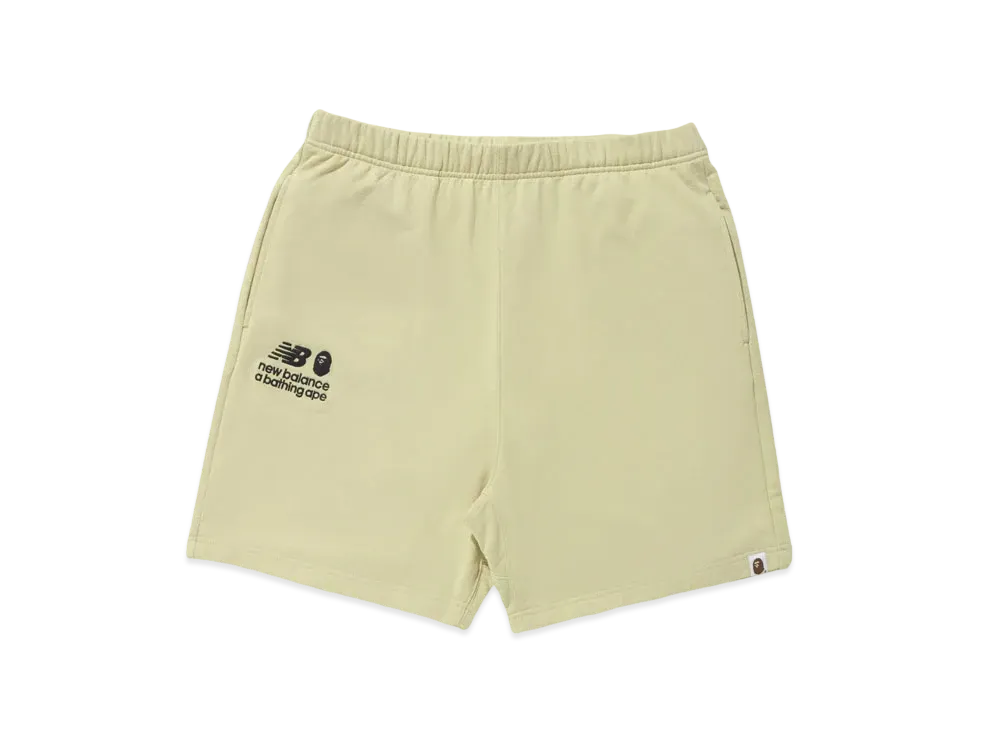 A BATHING APE x NEW BALANCE RELAXED FIT SHORTS "Beige"