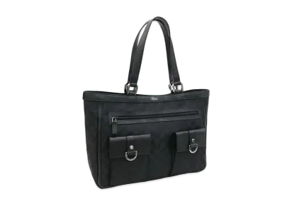 GUCCI GG Nylon Canvas Tote Bag "Black"